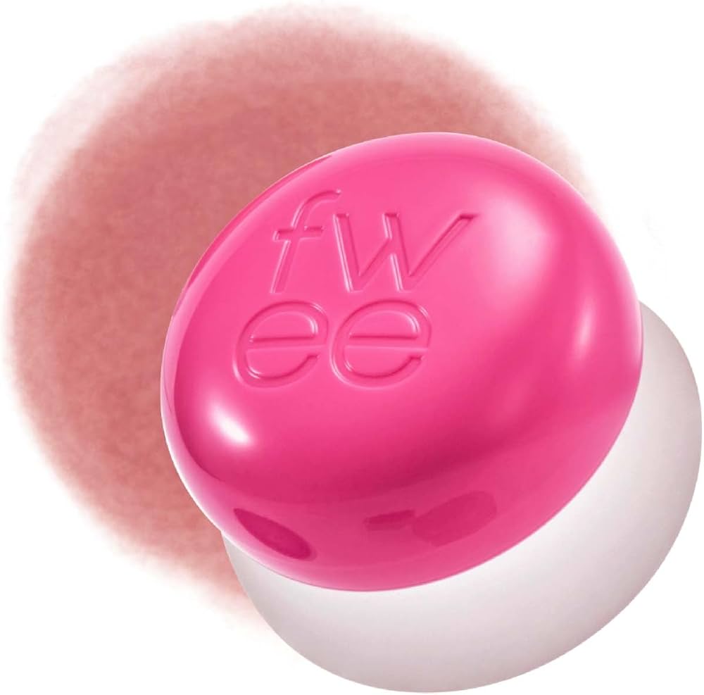 Fwee Pudding Pot Blush in a soft mauve-pink shade with a mousse texture.