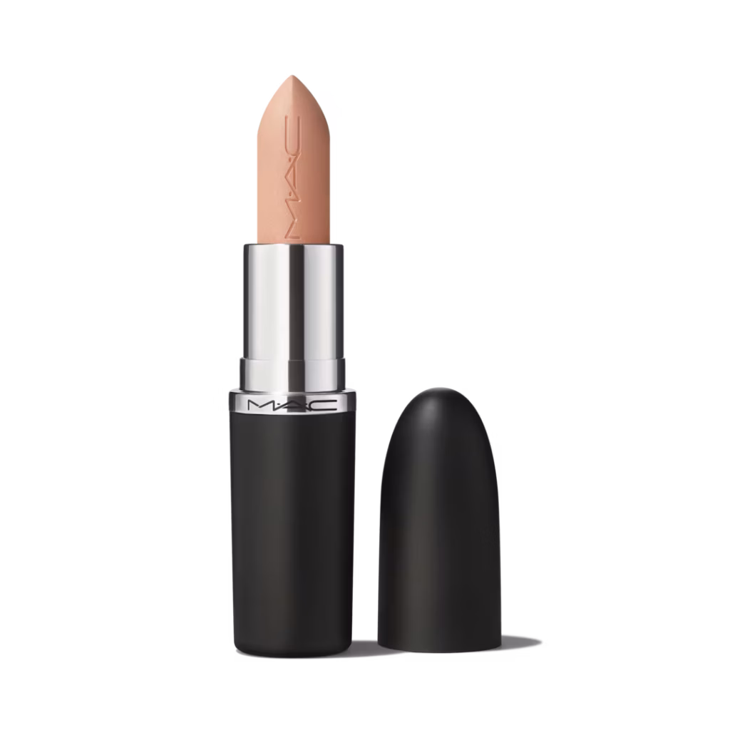 MACXIMAL Silky Matte Lipstick in Acting Natural – nude beige. Ideal for fair and light olive skin tones.