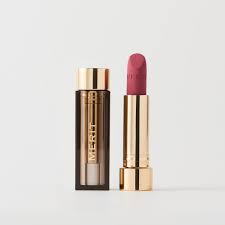 MERIT Signature Lip Satin in Millennial, a soft rose lipstick with a satin finish.